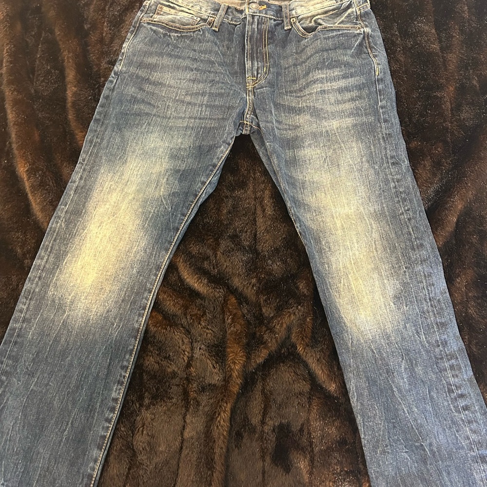 American Eagle Light Wash Straight Leg Jeans Men’s 33x30 Classic Denim Casual